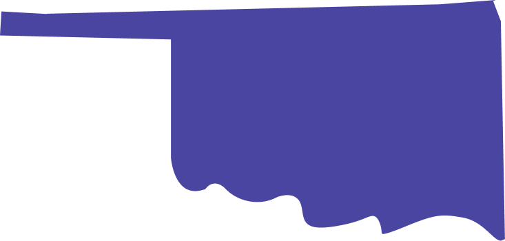 Map of Oklahoma showing Albumza availability